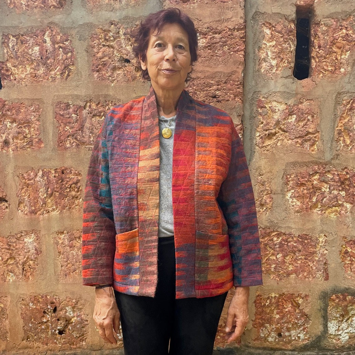 Kimono Ikat Red