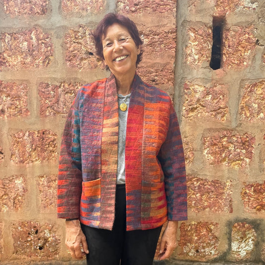 Kimono Ikat Red